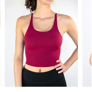 Cross Over Crop - Red Wine Size Small